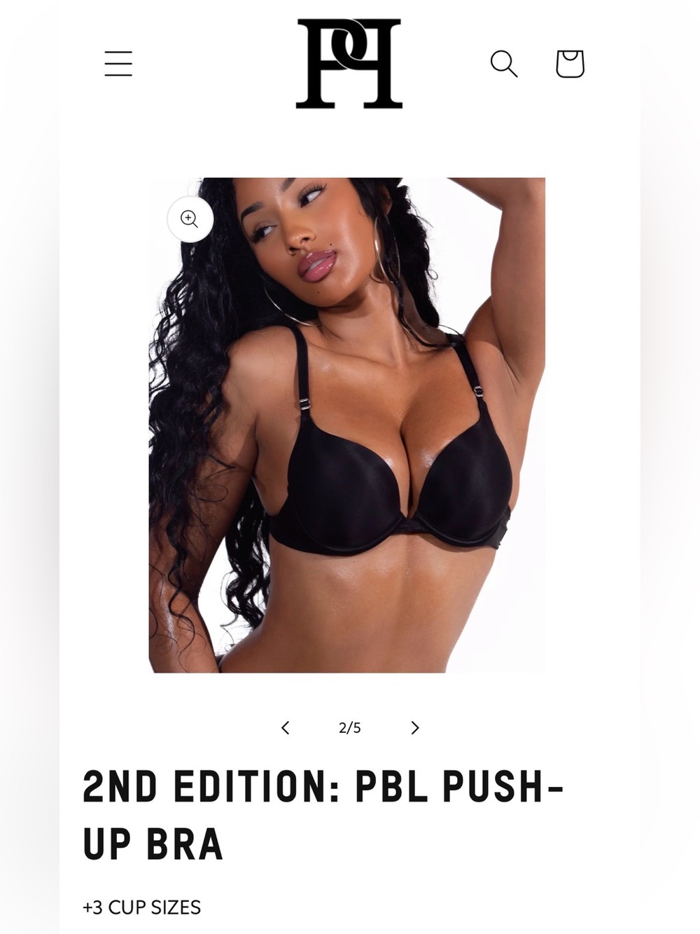 Garden of Putain 2nd Edition PBL push-Up Bra